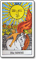 Tarotkarte - Die Sonne